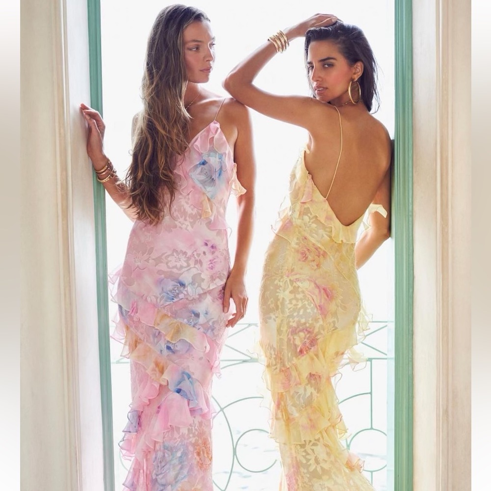 LoveShackFancy Rialto Dress in Candy Sparkle